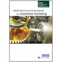 Instrumentation solutions for the machine-building industry: New brochure as a decision aid