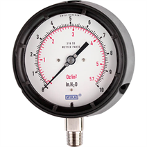 Capsule pressure gauge, copper alloy or stainless steel